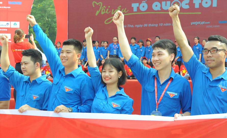 Chủ đề công tác năm 2020 của Hội LHTN Việt Nam là “Tôi yêu Tổ quốc tôi” Ảnh: Xuân Tùng