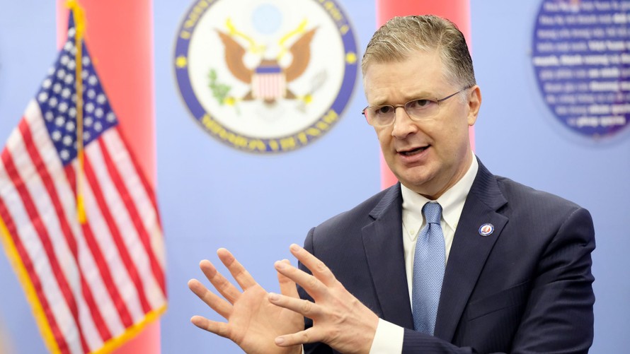 Đại sứ Mỹ tại Việt Nam Daniel Kritenbrink. Ảnh: Hoàng Mạnh Thắng