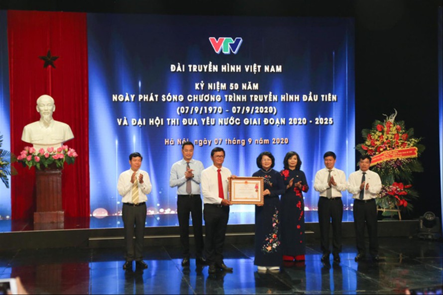 VTV đón nhận Huân chương lao động Hạng Nhất tại lễ kỷ niệm ngày 7/9 