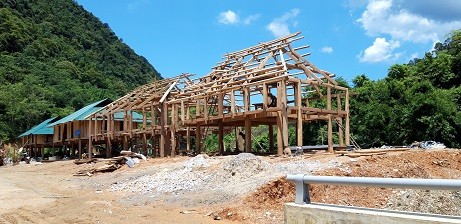 Di dời các hộ dân có nguy cơ sạt lở ra nơi an toàn hơn tại xã Cổ Lũng, huyện miền núi Bá Thước, Thanh Hóa
