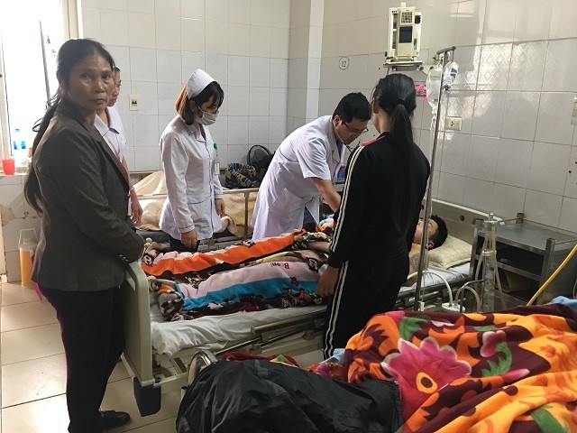Những người bị thương trong vụ việc đang được điều trị tại Bệnh viện đa khoa tỉnh Thanh Hóa