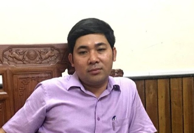 Ông Lê Văn Tuyên (giám đốc Ban quản lý dự án huyện Hà Trung)