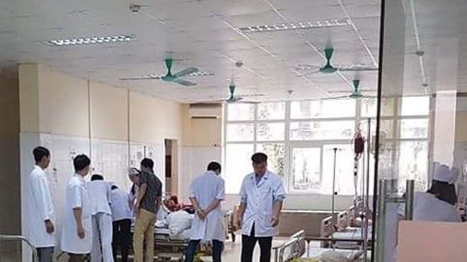Các nạn nhân đang được điều trị tích cực tại bệnh viện