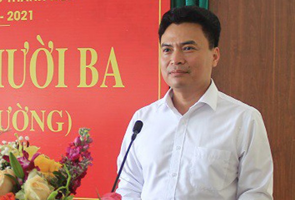 Ông Trịnh Huy Triều, tân chủ tịch UBND TP Thanh Hoá 