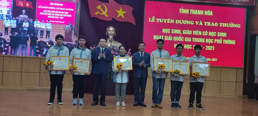 Thanh Hoá vươn lên thứ 5 số học sinh giỏi quốc gia THPT 