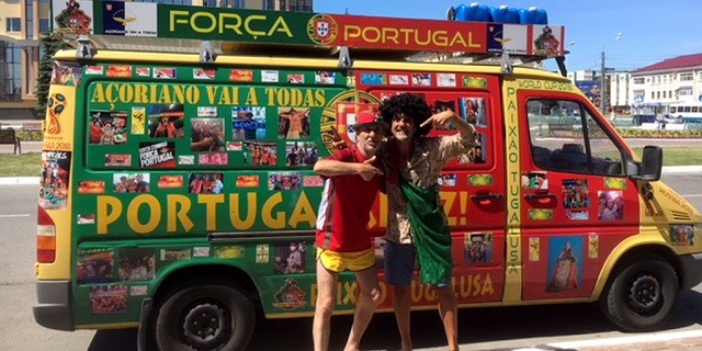 CĐV Bồ Đào Nha lái xe 7.000 km đến Nga để xem Ronaldo