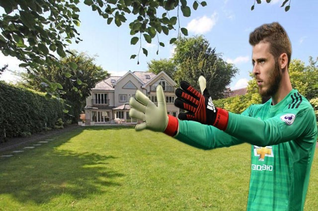 De Gea vừa mua một căn biệt thự với giá 2,5 triệu bảng ở ngoại ô Manchester.
