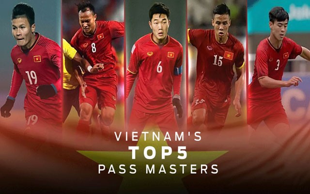 5 cầu thủ xuất sắc nhất của ĐT Việt Nam tại vòng bảng AFF Cup 2018.
