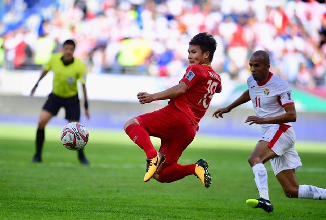 Quang Hải đã để lại nhiều dấu ấn đáng nhớ tại Asian Cup 2019.