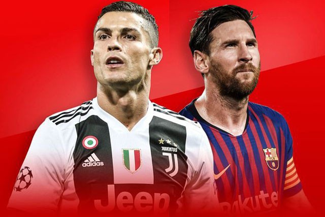 Ronaldo hơn Messi trong danh sách những VĐV nổi tiếng nhất năm 2019.