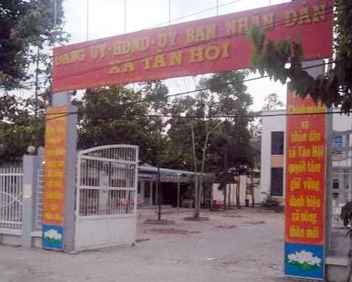 Trụ sở Đảng uỷ, HĐND, UBND xã Tân Hội, huyện Tân Hiệp.
