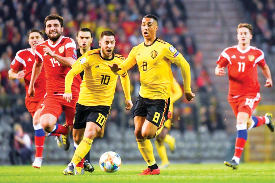 Đội tuyển Bỉ được đánh giá vượt trội đối thủ dù một số trụ cột chấn thương không thể thi đấu 