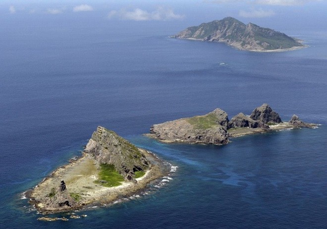 Quần đảo Senkaku/Ðiếu Ngư, khu vực đang có tranh chấp giữa Nhật Bản và Trung Quốc. Ảnh: AP.