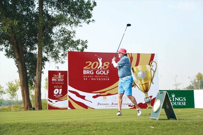 Giải​BRG Hà Nội Golf Festival được đánh giá có ý nghĩa tích cực trong việc phát triển du lịch golf Việt Nam Ảnh: PV