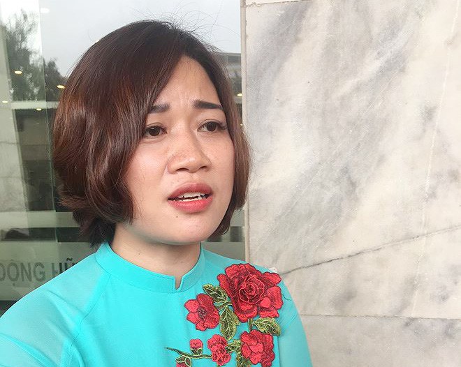 Cô Đỗ Thị Thanh Huyền, giáo viên trường mầm non Tây Mỗ A, Nam Từ Liêm, Hà Nội
