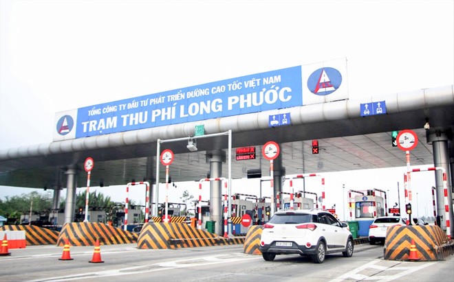 Một trạm thu phí trên tuyến cao tốc TPHCM - Dầu Giây do VEC quản lý Ảnh: IFN