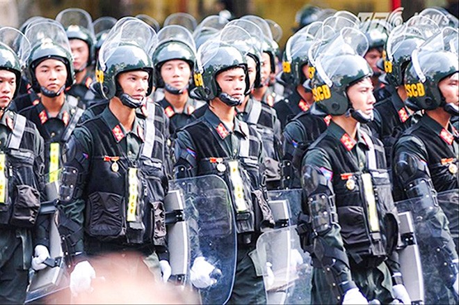 Lực lượng công an Hà Nội sẽ được huy động 100% quân sốẢnh: PV