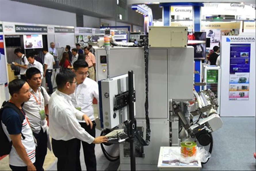 Việt Nam có cơ hội đón dòng vốn FDI chất lượng cao từ EU. Trong ảnh: DN Đức triển lãm công nghệ tại Việt Nam 