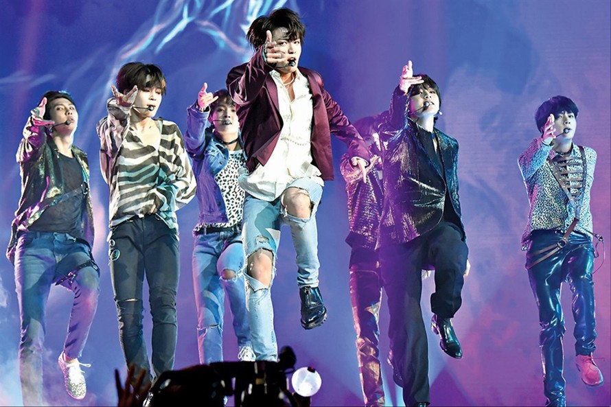 BTS đang là mũi nhọn của làn sóng Hàn Quốc Ảnh: Korea.net
