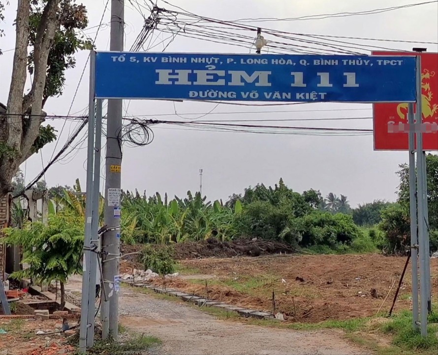 Hẻm 111, đường Võ Văn Kiệt, khu vực Bình Nhựt, phường Long Hòa, quận Bình Thủy không có nước sạch sinh hoạt 