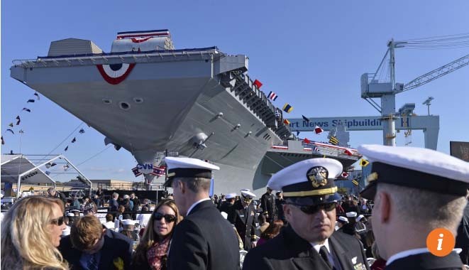 Lễ bàn giao chính thức siêu tàu sân bay USS Gerald.R.Ford