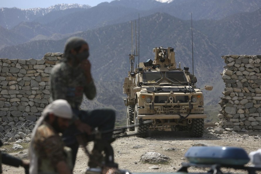 Quân đội Mỹ tại Afghanistan. Ảnh: AP