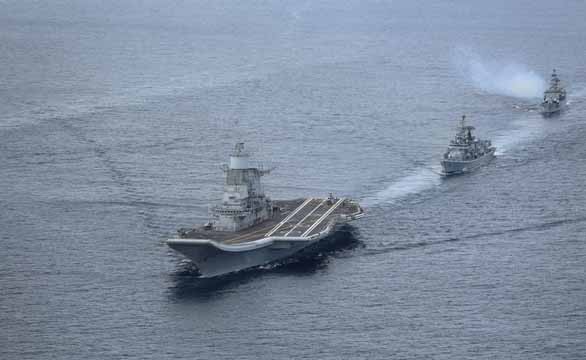 Ngày 10/7, Mỹ - Nhật -Ấn Độ bắt đầu cuộc tập trận chung với lực lượng hải quân hùng mạnh. Ảnh: AFP
