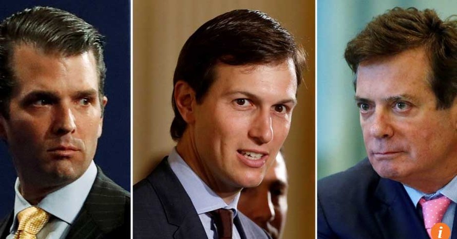 Ba cộng sự thân thiết của ông Trump sẽ phải ra điều trần. Từ trái sang: Con trai, con rể và Giám đốc quỹ tranh cử của ông Trump. Ảnh: CNN