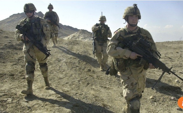 Lính Mỹ trên chiến trường Afghanistan. Ảnh: SCMP