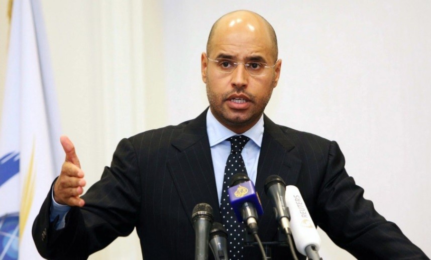 Saif Gaddafi tuyên bố sẽ ra tranh cử tại Libya vào năm tới. Ảnh: Getty Images.
