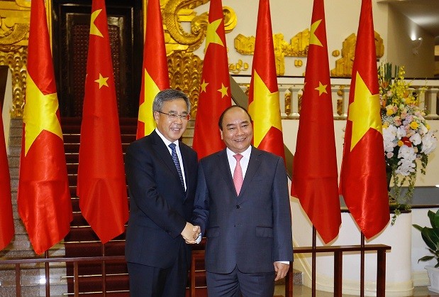 Thủ tướng Nguyễn Xuân Phúc đã tiếp Phó Thủ tướng Trung Quốc Hồ Xuân Hoa. Ảnh: Như Ý 