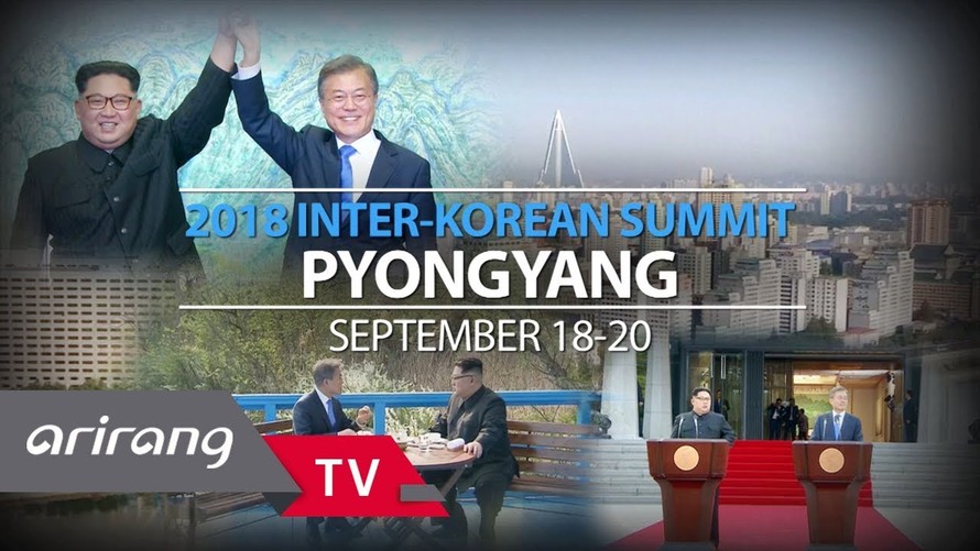 Một vài hình ảnh nổi bật tại cuộc họp thượng đỉnh liên Triều lần thứ 3 tại Bình Nhưỡng. Ảnh: Arrirang TV.