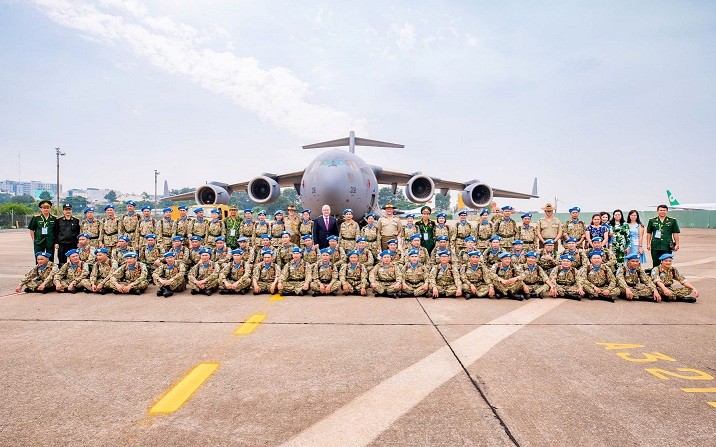 Siêu vận C-17 đưa bệnh viện dã chiến cấp 2 Việt Nam sang Nam Sudan