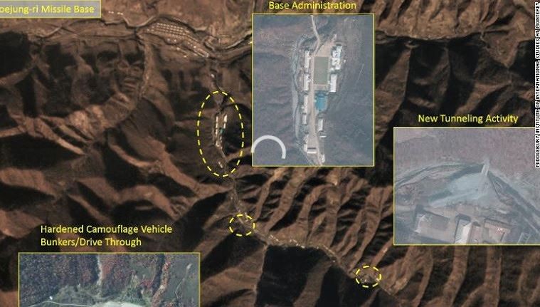 Các hình ảnh vệ tinh chụp ngày 6/12/2018 cho thấy Triều Tiên vẫn tiếp tục mở rộng các cơ sở tên lửa của mình.
