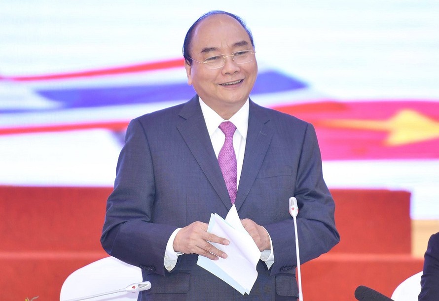 Thủ tướng Nguyễn Xuân Phúc mong muốn Ủy ban Quốc gia ASEAN 2020 sẽ đạt được kết quả xuất sắc như đội tuyển bóng đá Việt Nam vừa đạt được. Ảnh: Như Ý.