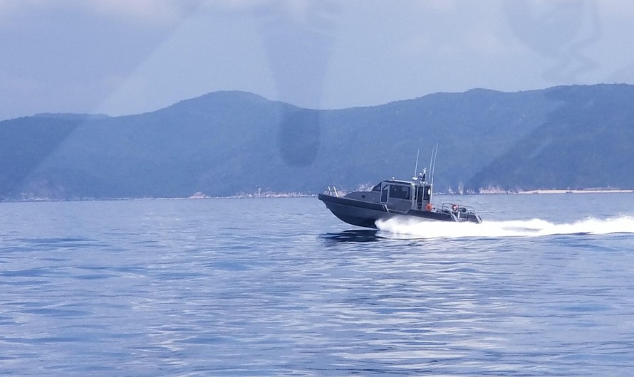 Mỹ đã chuyển giao 6 chiếc xuồng tuần tra Metal Shark trị giá 12 triệu USD cho cảnh sát biển Việt Nam. Ảnh: ĐSQ Mỹ tại VN cung cấp