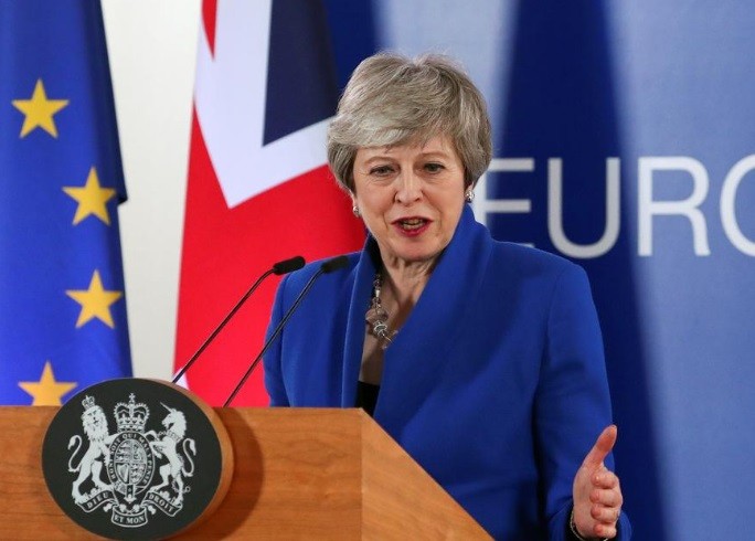 Thủ tướng Anh Theresa May đã thuyết phục được các lãnh đạo EU cho hoãn thời gian Brexit tại phiên họp thượng đỉnh EU ngày 10/4.