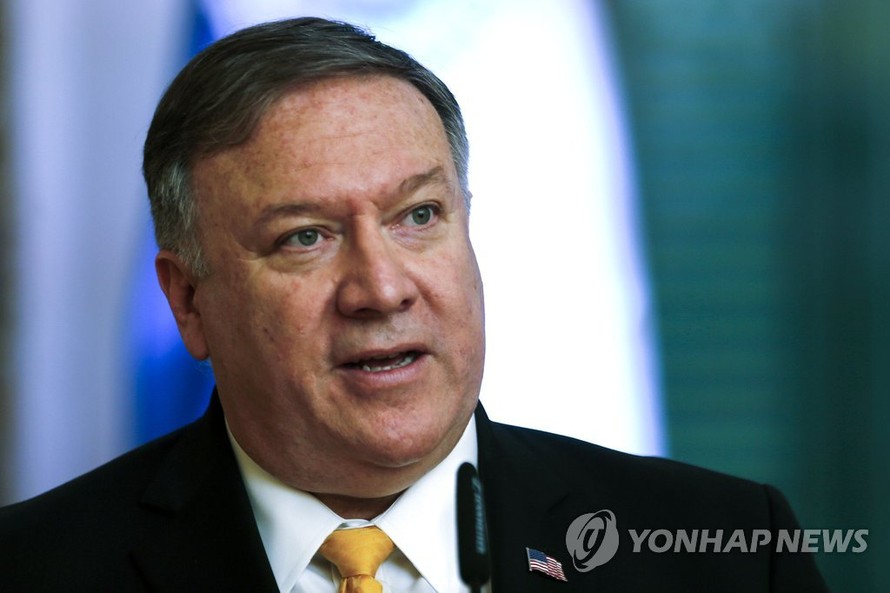 Ngoại trưởng Mỹ Mike Pompeo né tránh trả lời câu hỏi của phóng viên về việc Triều Tiên đòi thay thế ông trong các đàm phán hạt nhân.