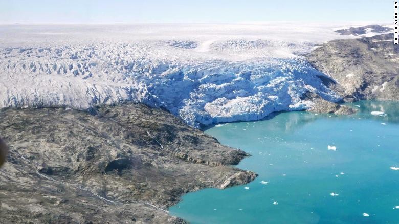 Băng ở Greenland tan kỷ lục với 2 tỷ tấn trong một ngày. Ảnh minh họa