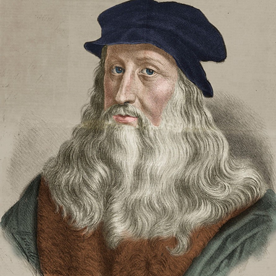Danh họa thời Phục Hưng Leonardo da Vinci.