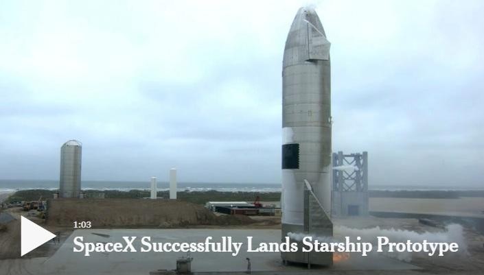 Tên lửa SpaceX đã cất cánh và hạ cánh thành công tại bệ phóng ở bang Texas, Mỹ ngày 5/5.