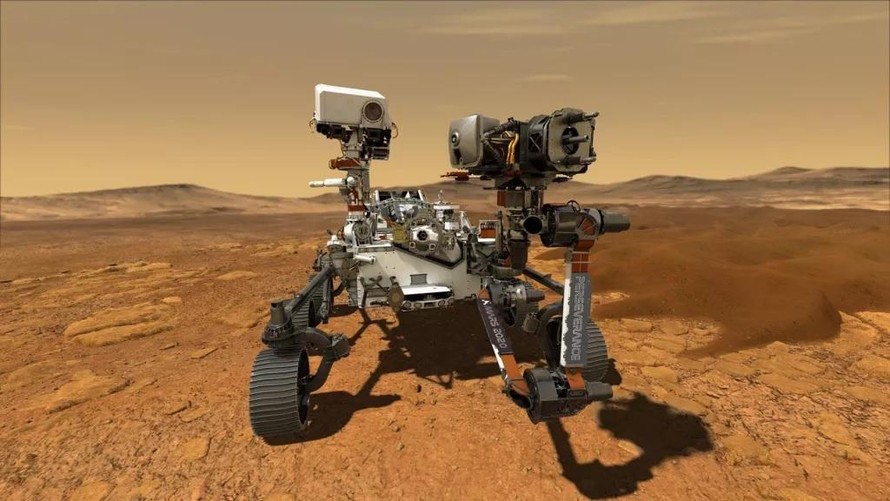 Tàu thám hiểm Perseverance của NASA trên sao Hỏa.