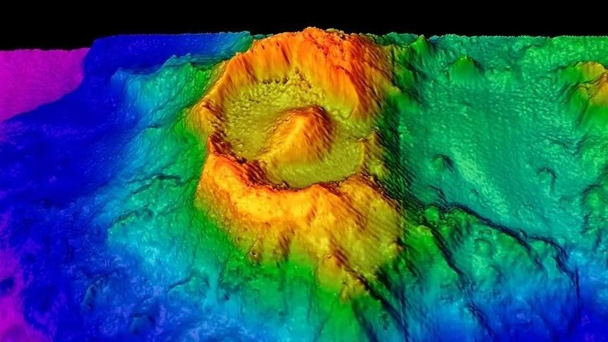 Núi lửa hơn 100 triệu năm còn nguyên vẹn dưới đáy biển ở Australia.