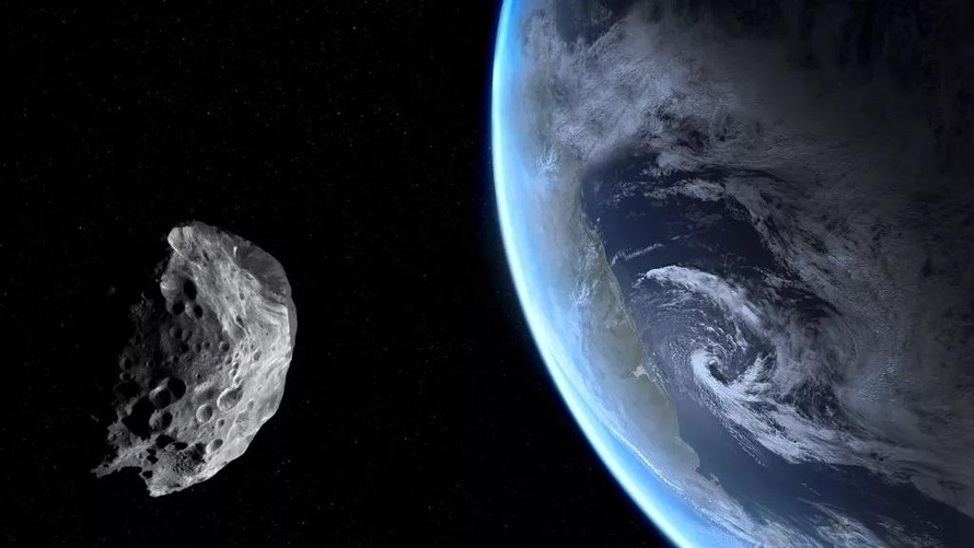 Mô phỏng tiểu hành tinh 2021 NY1 bay ngang Trái đất của chúng ta hôm 22/9.