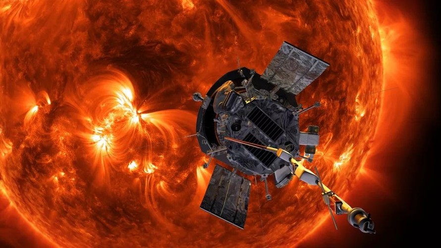 Tàu thăm dò Parker đã tiếp cận Mặt trời ở khoảng cách 13 triệu km.