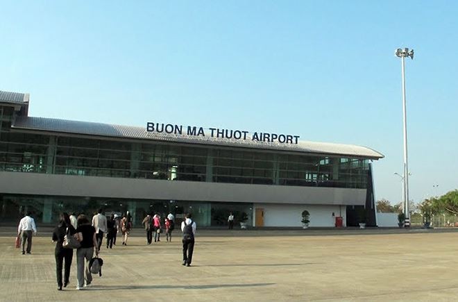 Sân bay Buôn Mê Thuột chưa biết khi nào mở cửa trở lại.
