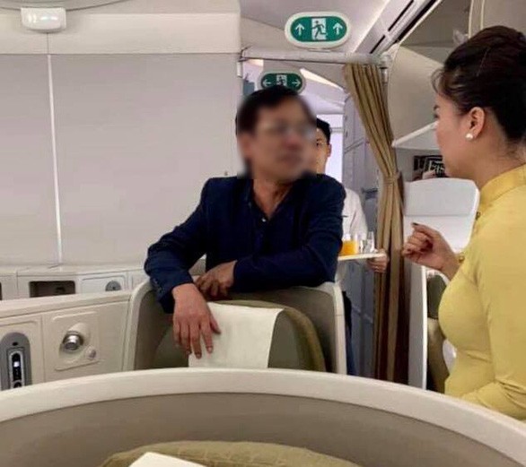 Hành khách Vũ Anh Cường – người có hành vi sờ soạng khách nữ trên khoang thương gia của chuyến bay VN253.