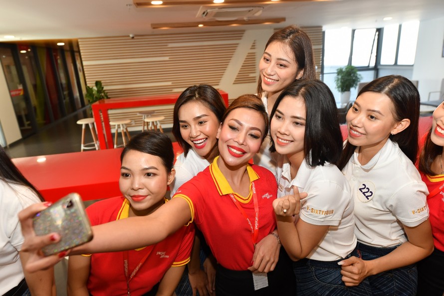 Các thí sinh Hoa hậu Hoàn vũ Việt Nam 2019 