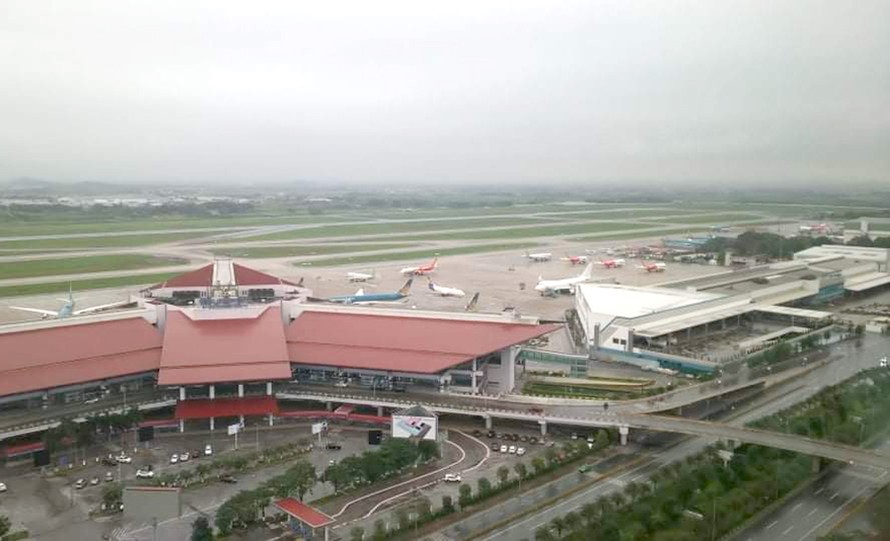 Sân bay Nội Bài.