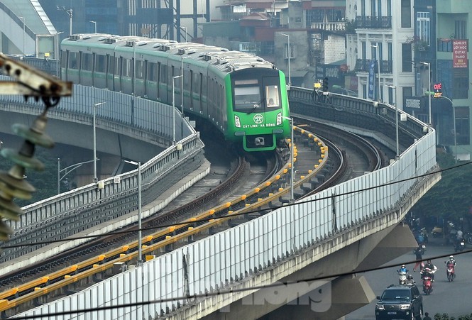 Đường sắt Cát Linh - Hà Đông thêm 1 lần gia hạn tới ngày 31/3/2021. Ảnh: Như Ý.